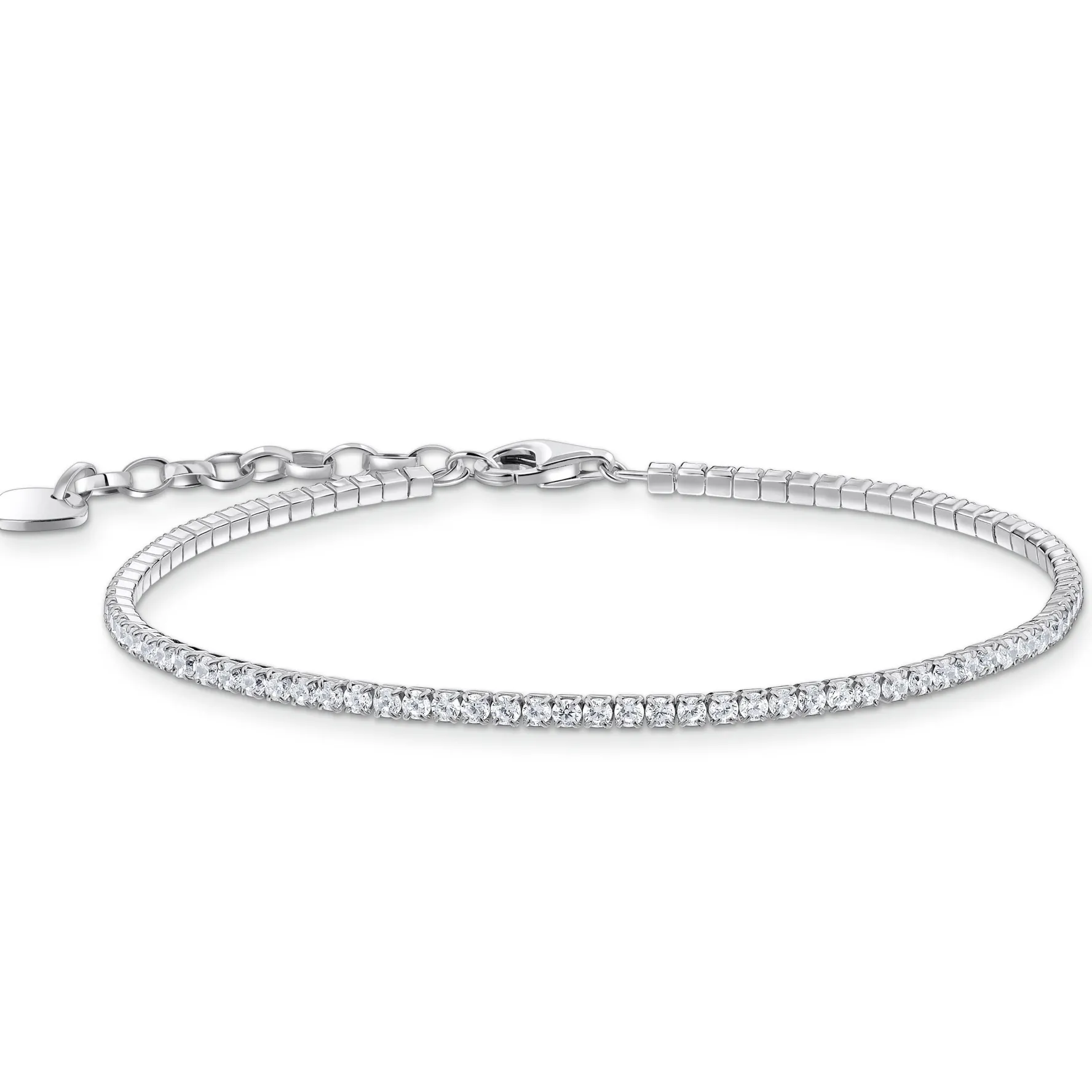 Thomas Sabo Silver Cubic Zirconia Tennis Bracelet