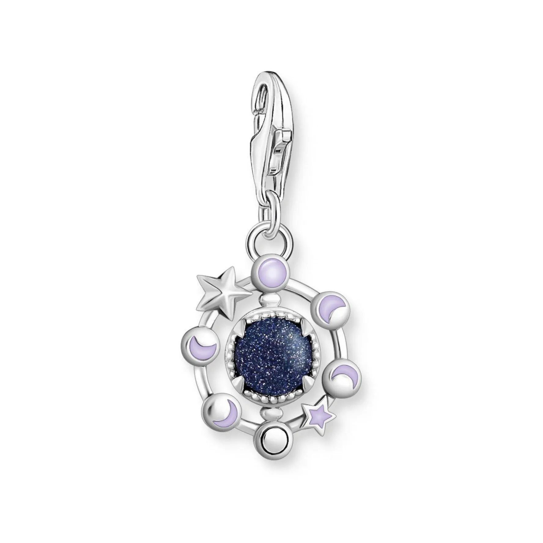 Thomas Sabo Silver Cubic Zirconia Orbit Charm