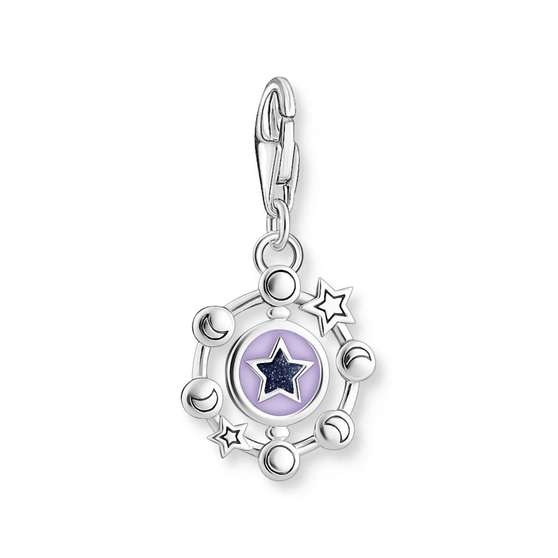 Thomas Sabo Silver Cubic Zirconia Orbit Charm