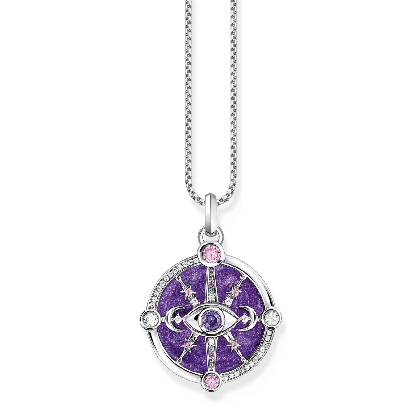 Thomas Sabo Silver Cubic Zirconia Eye Charm