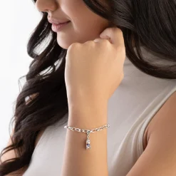 Thomas Sabo Silver Cubic Zirconia Rocket Charm