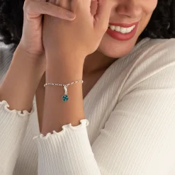 Thomas Sabo Silver Four Leaf Clover Charm