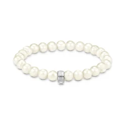 Thomas Sabo Silver Freshwater Pearl Bracelet