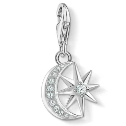Thomas Sabo Silver Star and Moon Charm