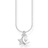 Thomas Sabo Silver Star and Moon Necklace