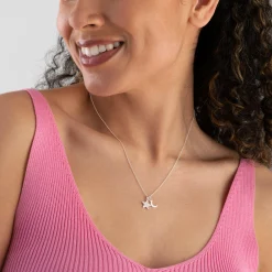 Thomas Sabo Silver Star and Moon Necklace