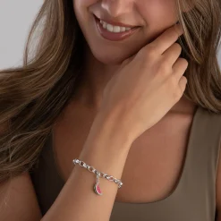 Thomas Sabo Silver Watermelon Charm