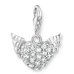 Thomas Sabo Silver Winged Heart Charm