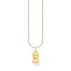 Thomas Sabo X HAIRBO Yellow Gold Plated Goldbears Pendant