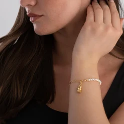 Thomas Sabo X HARIBO Yellow Gold Plated Goldbears Charm