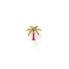 Thomas Sabo Yellow Gold Plated Palm Tree Single Stud Earring