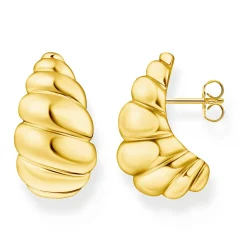 Thomas Sabo Yellow Gold Plated Twist Stud Earrings