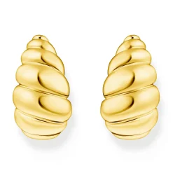 Thomas Sabo Yellow Gold Plated Twist Stud Earrings