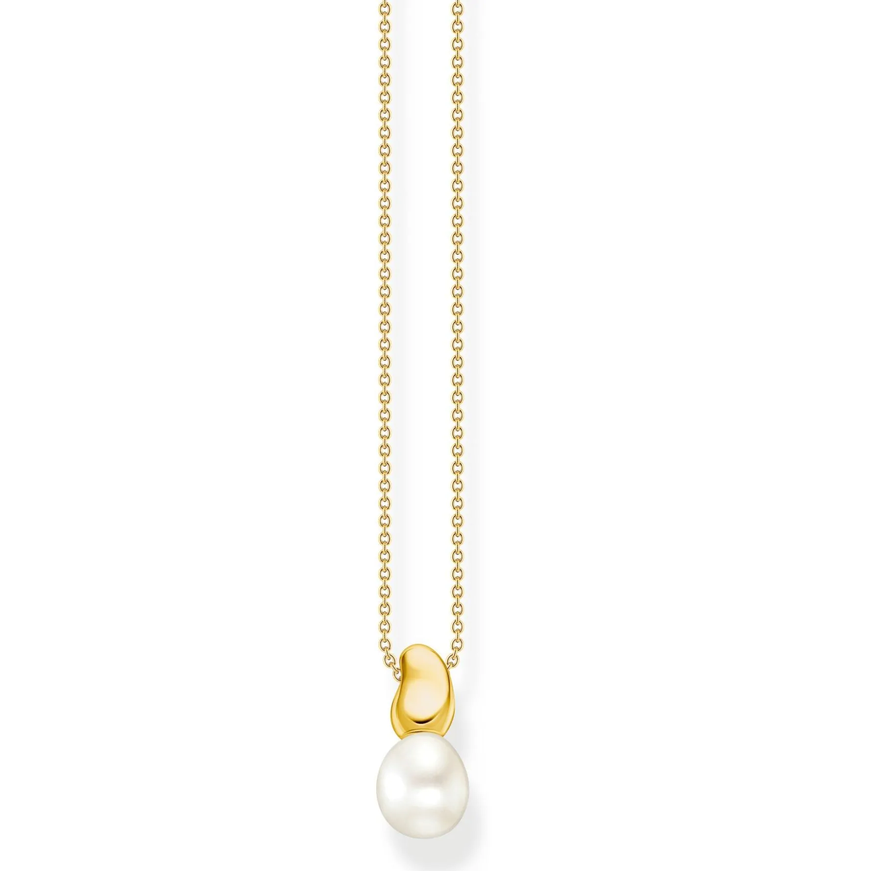 Thomas Sabo Yellow Gold Plated Freshwater Pearl Pendant