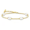 Thomas Sabo Yellow Gold Plated Freshwater Pearl Bracelet
