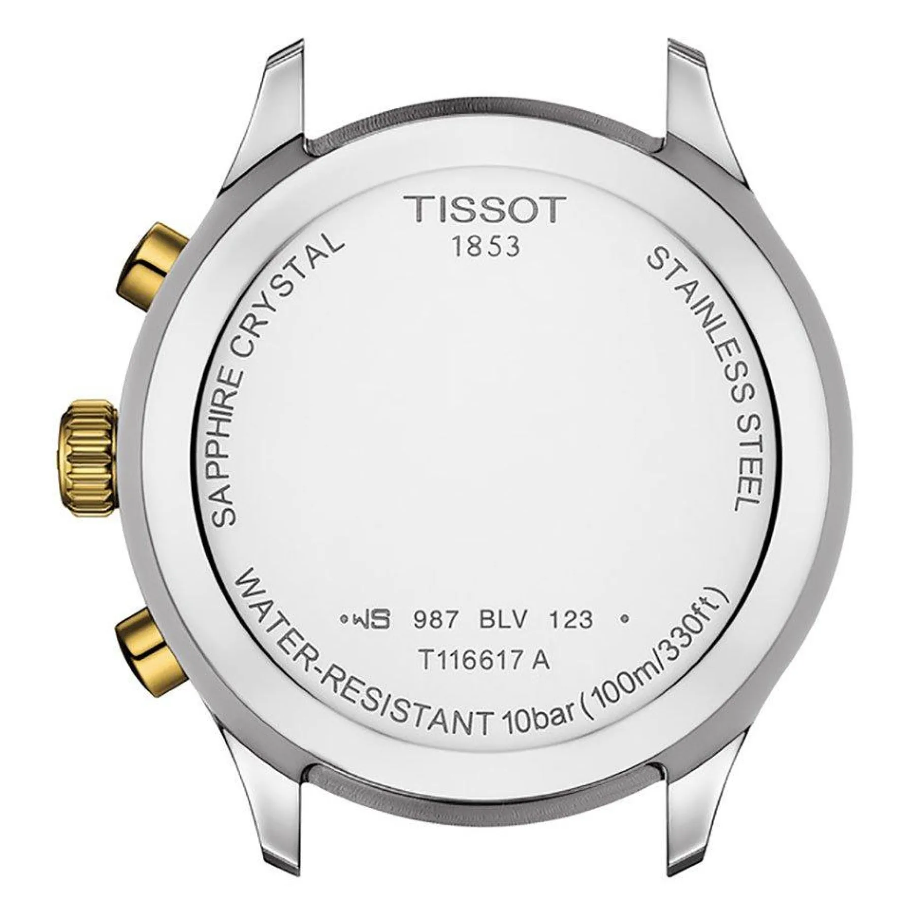 Tissot Chrono XL Classic 45mm Stainless Steel and Gold Plated Men's Watch