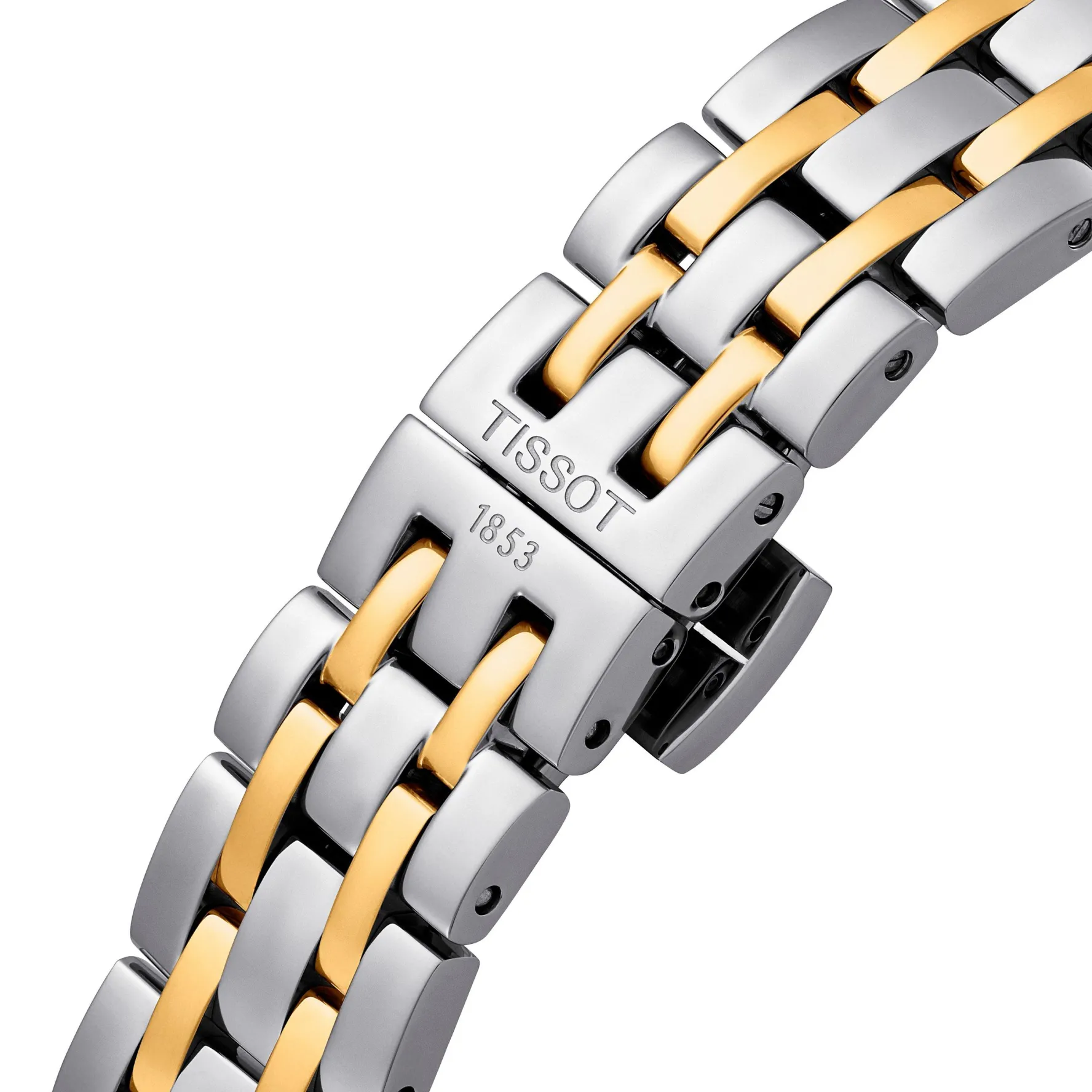 Tissot Classic Dream 28mm Stainless Steel and Yellow Gold Plated Ladies Watch