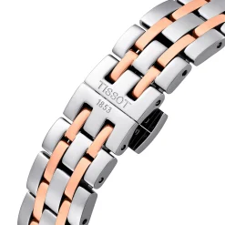 Tissot Classic Dream 28mm Stainless Steel and Rose Gold Plated Ladies Watch