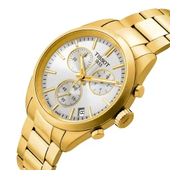 Tissot PR 100 40mm Yellow Gold PVD Chronograph Watch