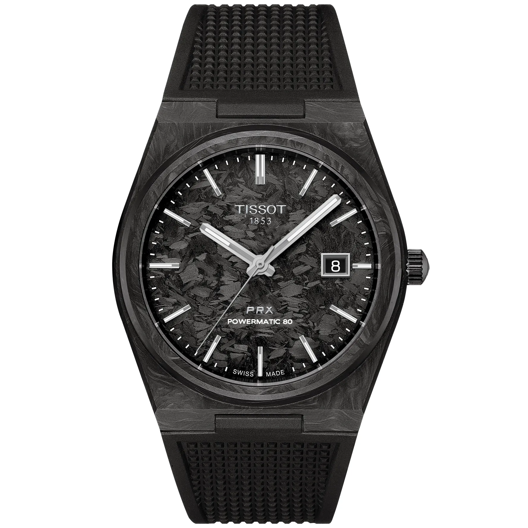 Tissot PRX 40mm Carbon Powermatic 80 Automatic Men’s Watch