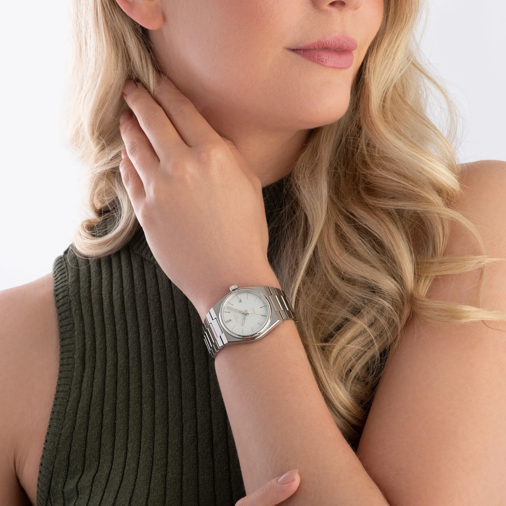 Tissot PRX 35mm Mother of Pearl Ladies Watch