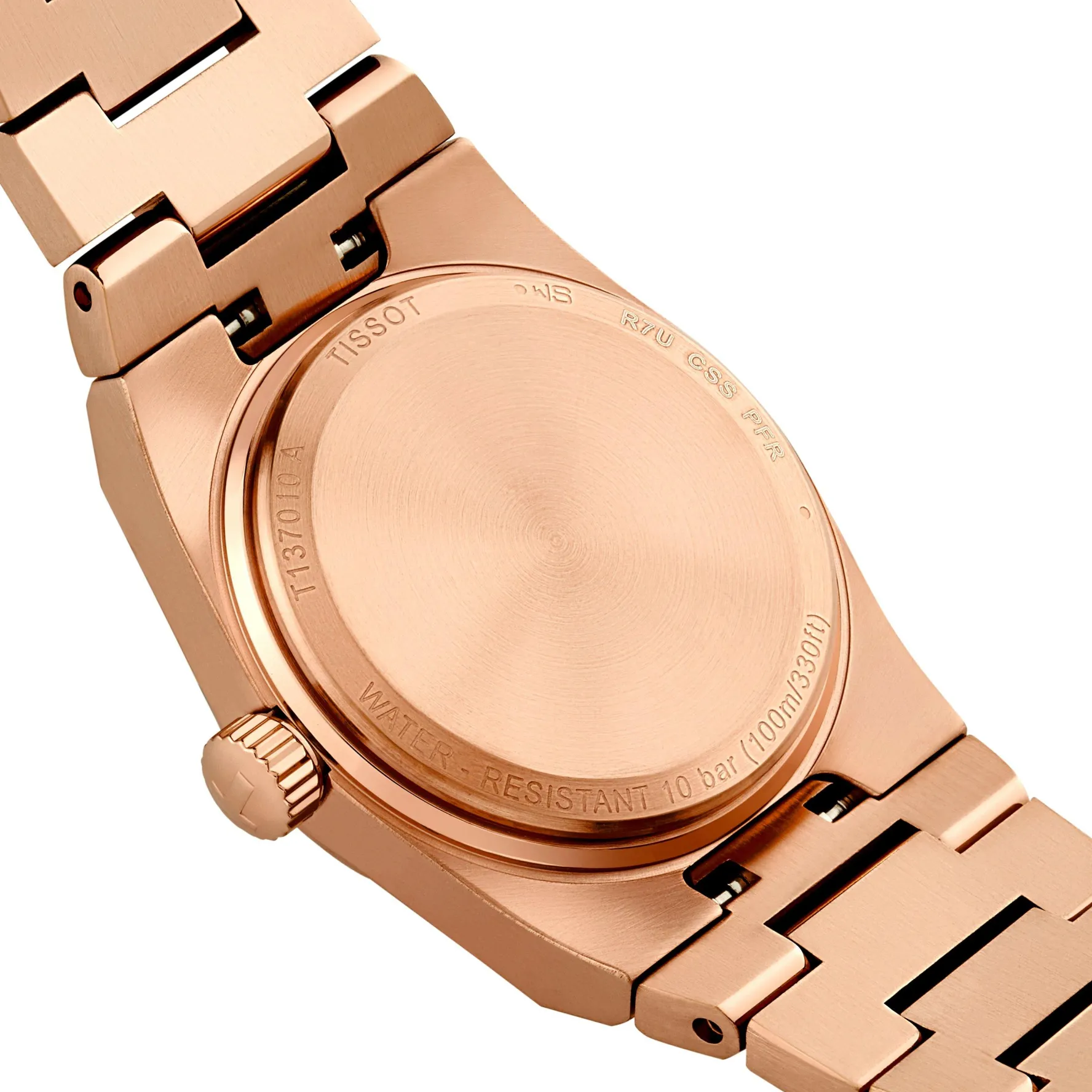 Tissot PRX 25mm Rose Gold PVD Diamond Ladies Watch