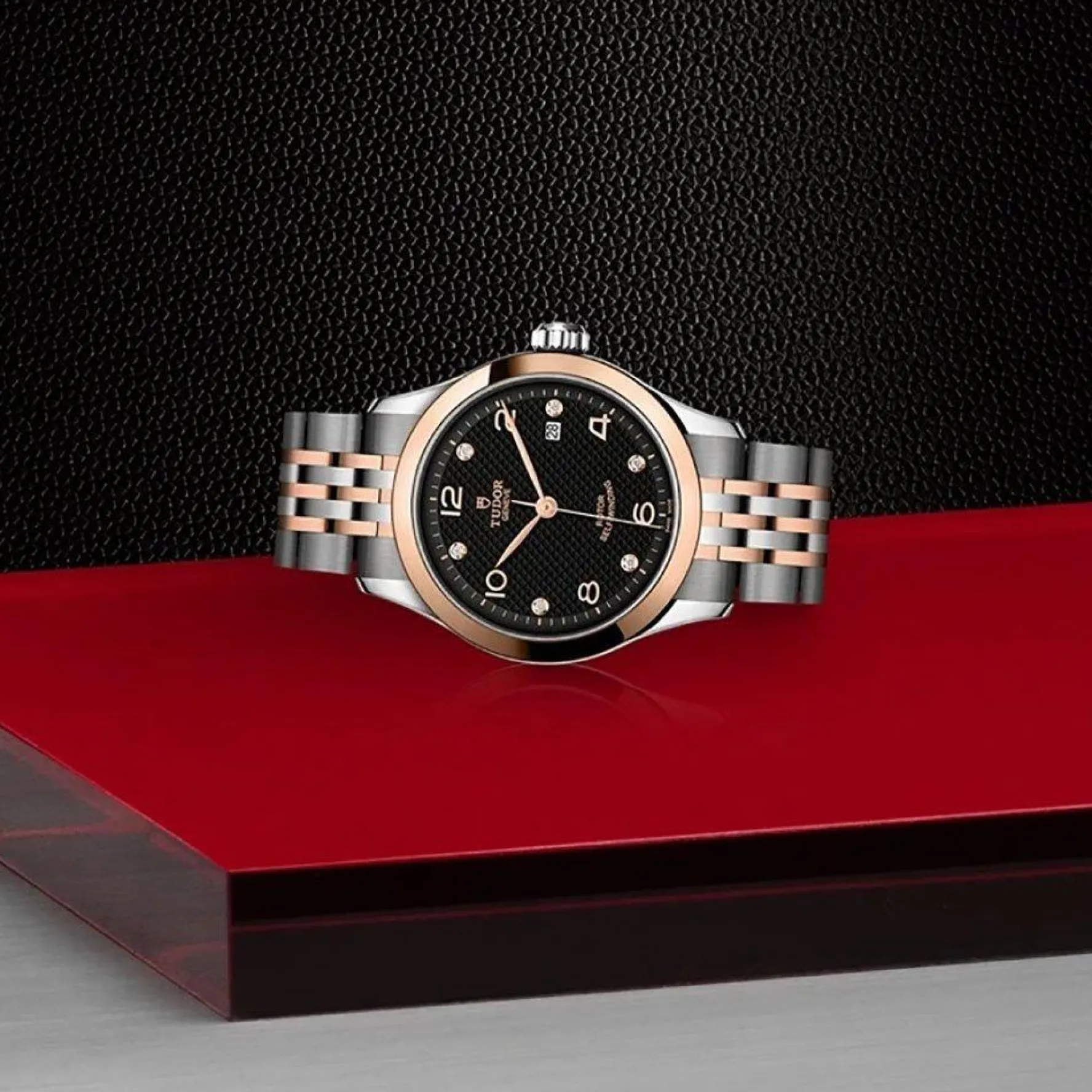 TUDOR 1926 28mm Stainless Steel and Rose Gold Diamond Automatic Ladies Watch