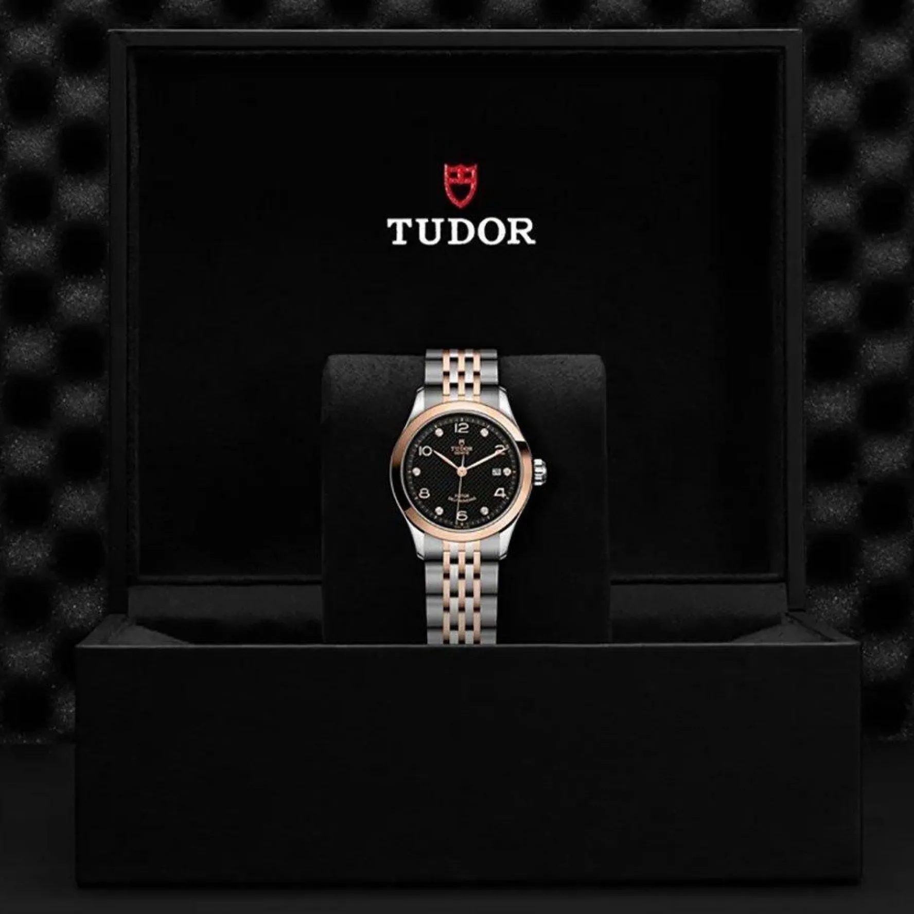 TUDOR 1926 28mm Stainless Steel and Rose Gold Diamond Automatic Ladies Watch