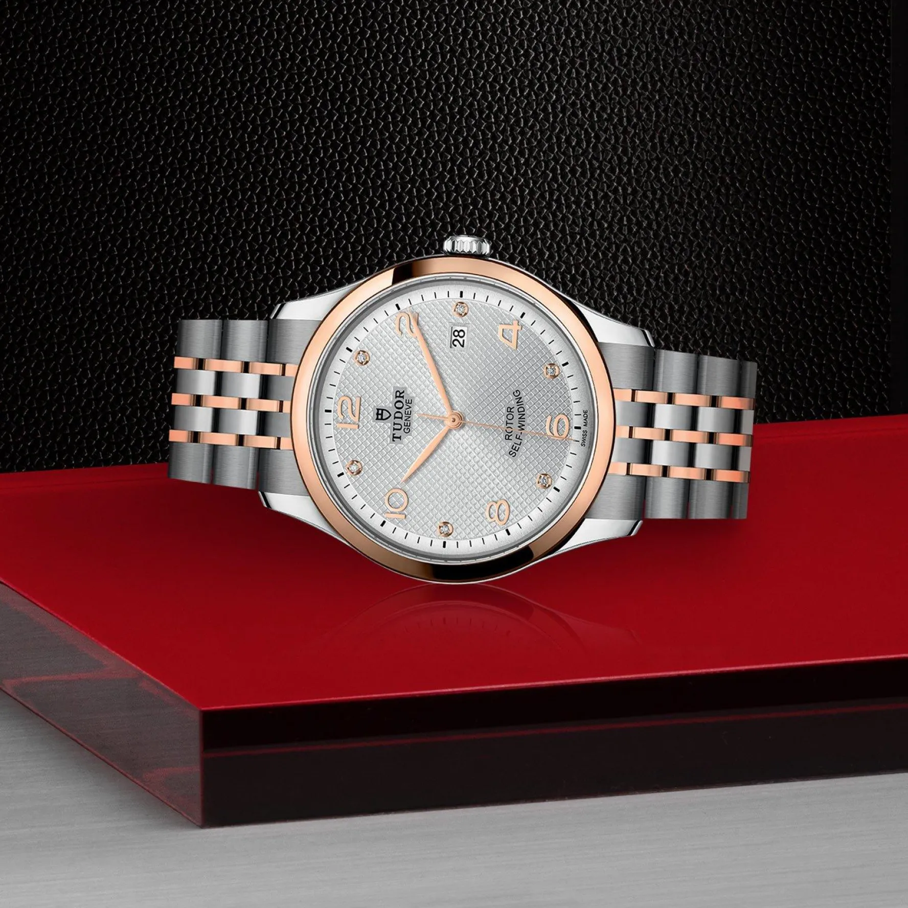 TUDOR 1926 41mm Stainless Steel and Rose Gold Diamond Automatic Men's Watch