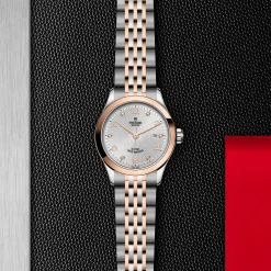 TUDOR 1926 28mm Stainless Steel and Rose Gold Diamond Automatic Ladies Watch