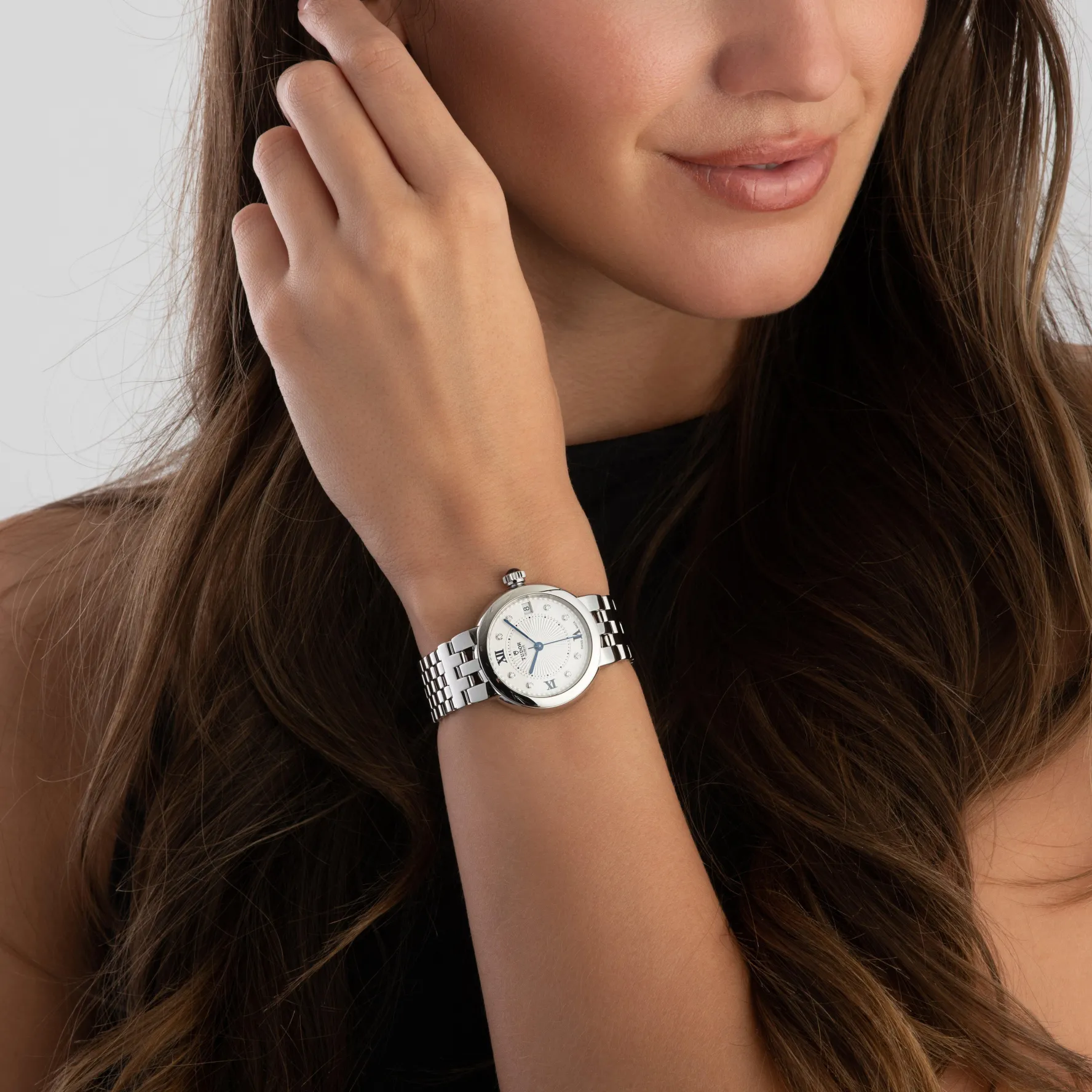 TUDOR Clair De Rose 34mm Diamond Automatic Ladies Watch