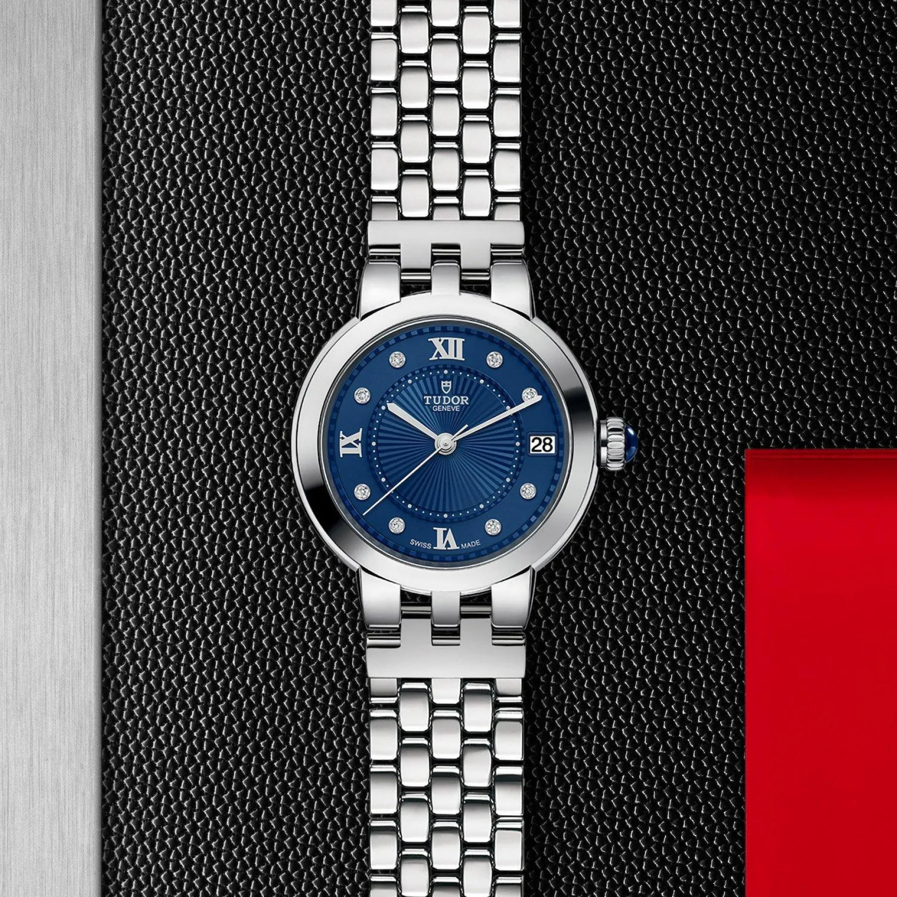 TUDOR Clair De Rose 34mm Diamond Automatic Ladies Watch