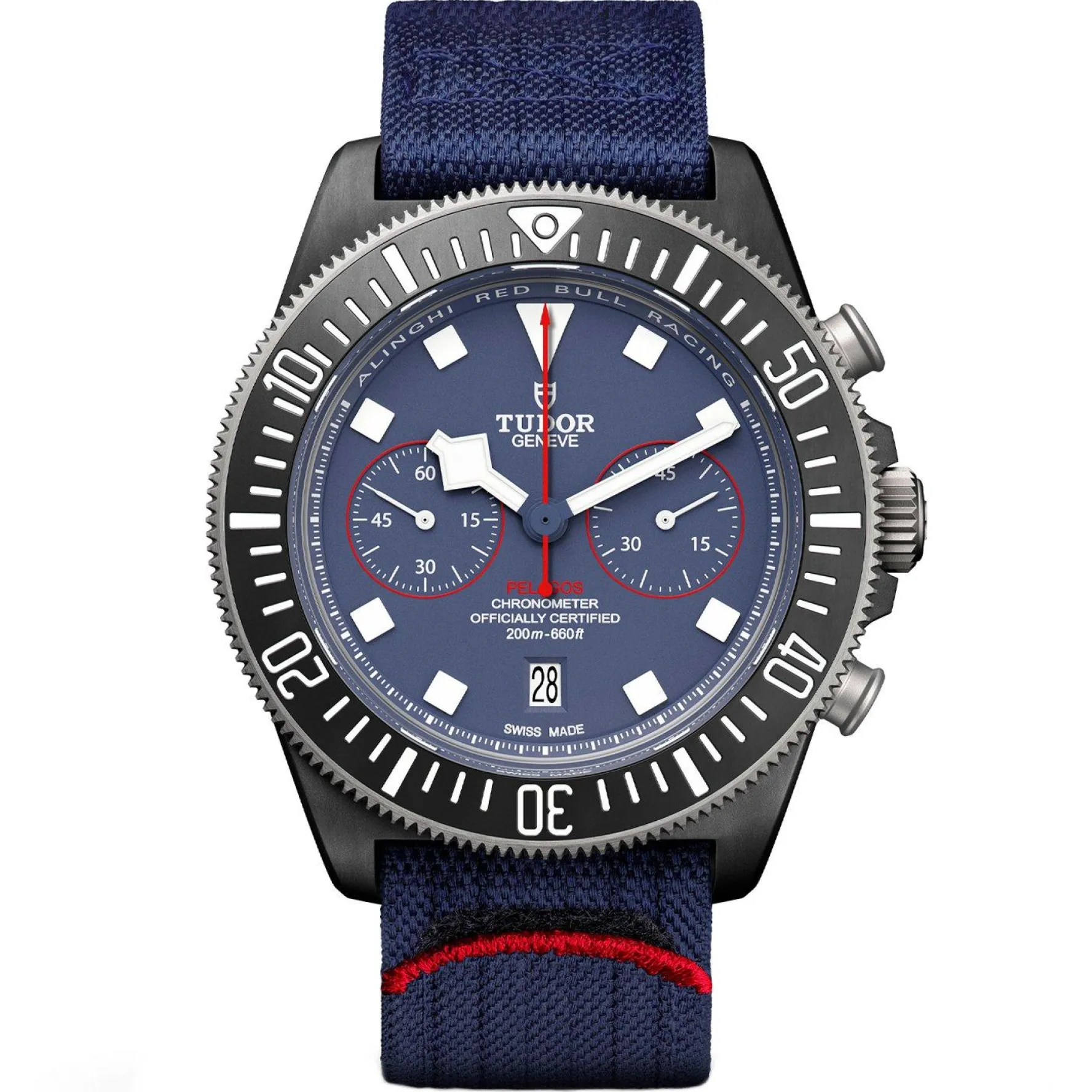 TUDOR Pelagos FXD Chrono 43mm Alinghi Red Bull Racing Edition Men's Watch