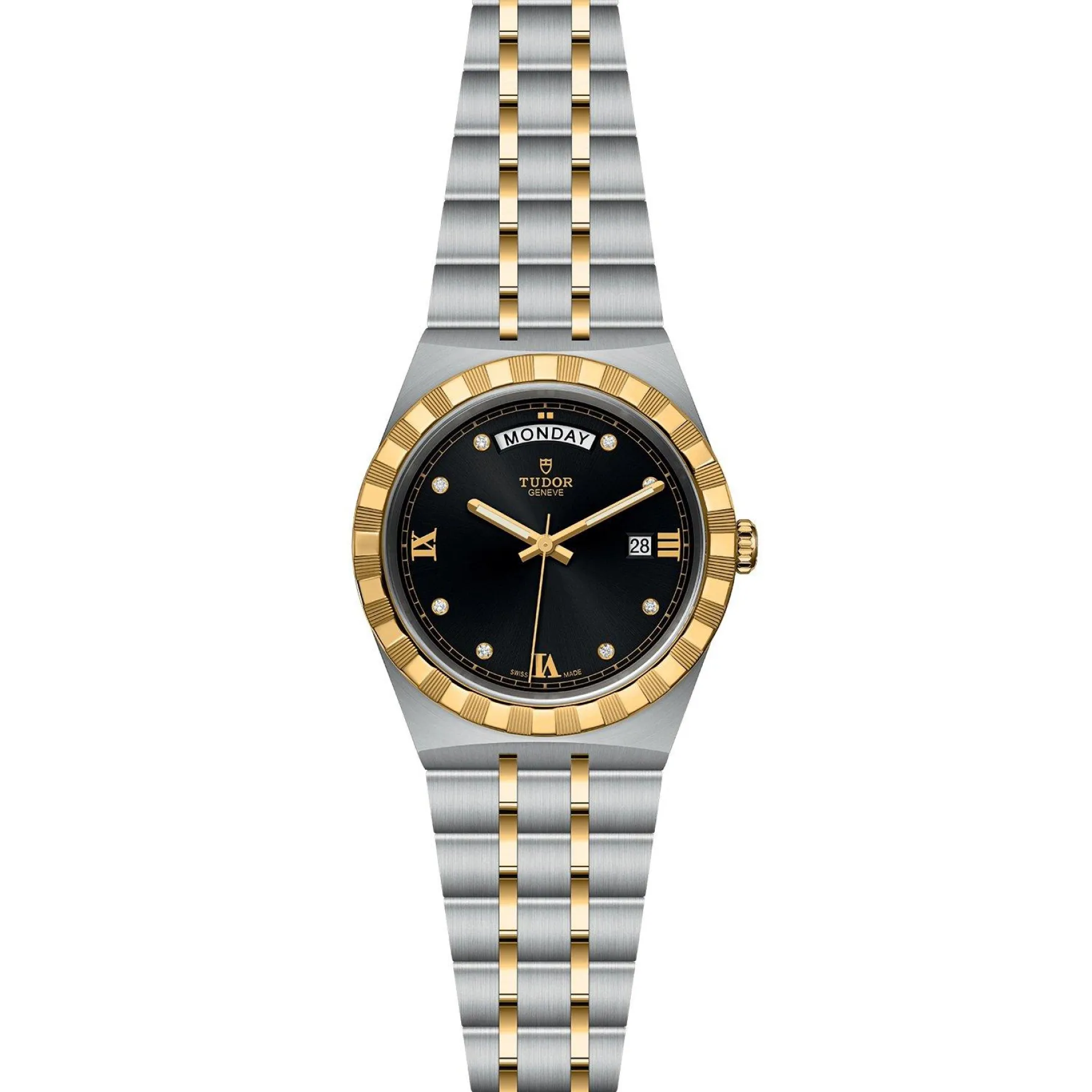 Tudor Royal 41mm Stainless Steel and Yellow Gold Diamond Automatic Men’s Watch