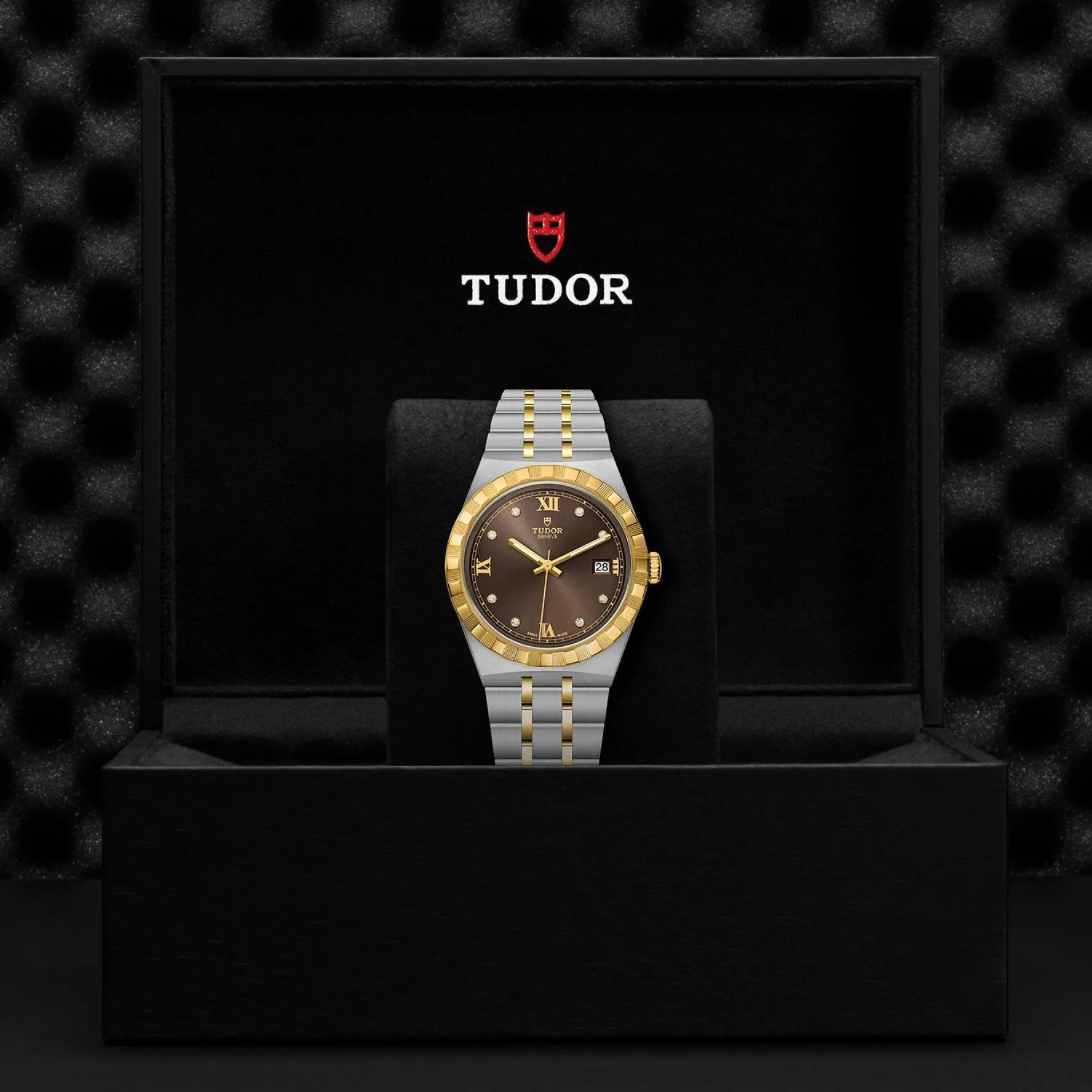 TUDOR Royal 38mm Stainless Steel and Yellow Gold Diamond Automatic Men’s Watch