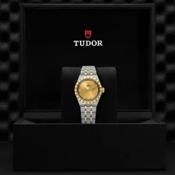 TUDOR Royal 28mm Stainless Steel and Yellow Gold Diamond Automatic Ladies Watch