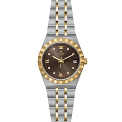 TUDOR Royal 34mm Stainless Steel and Yellow Gold Diamond Automatic Watch