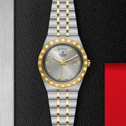 TUDOR Royal 41mm Stainless Steel and Yellow Gold Diamond Automatic Men’s Watch