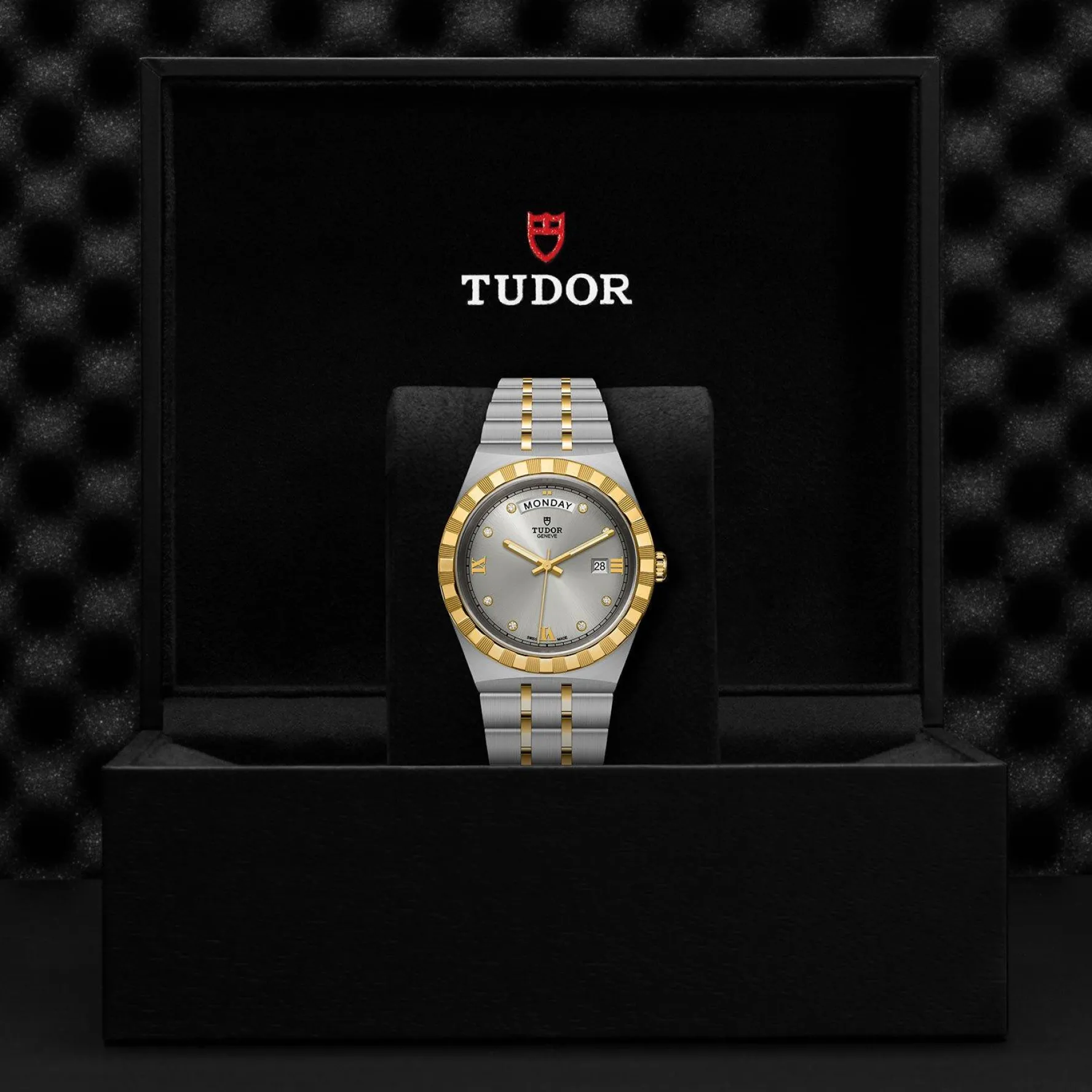 TUDOR Royal 41mm Stainless Steel and Yellow Gold Diamond Automatic Men’s Watch