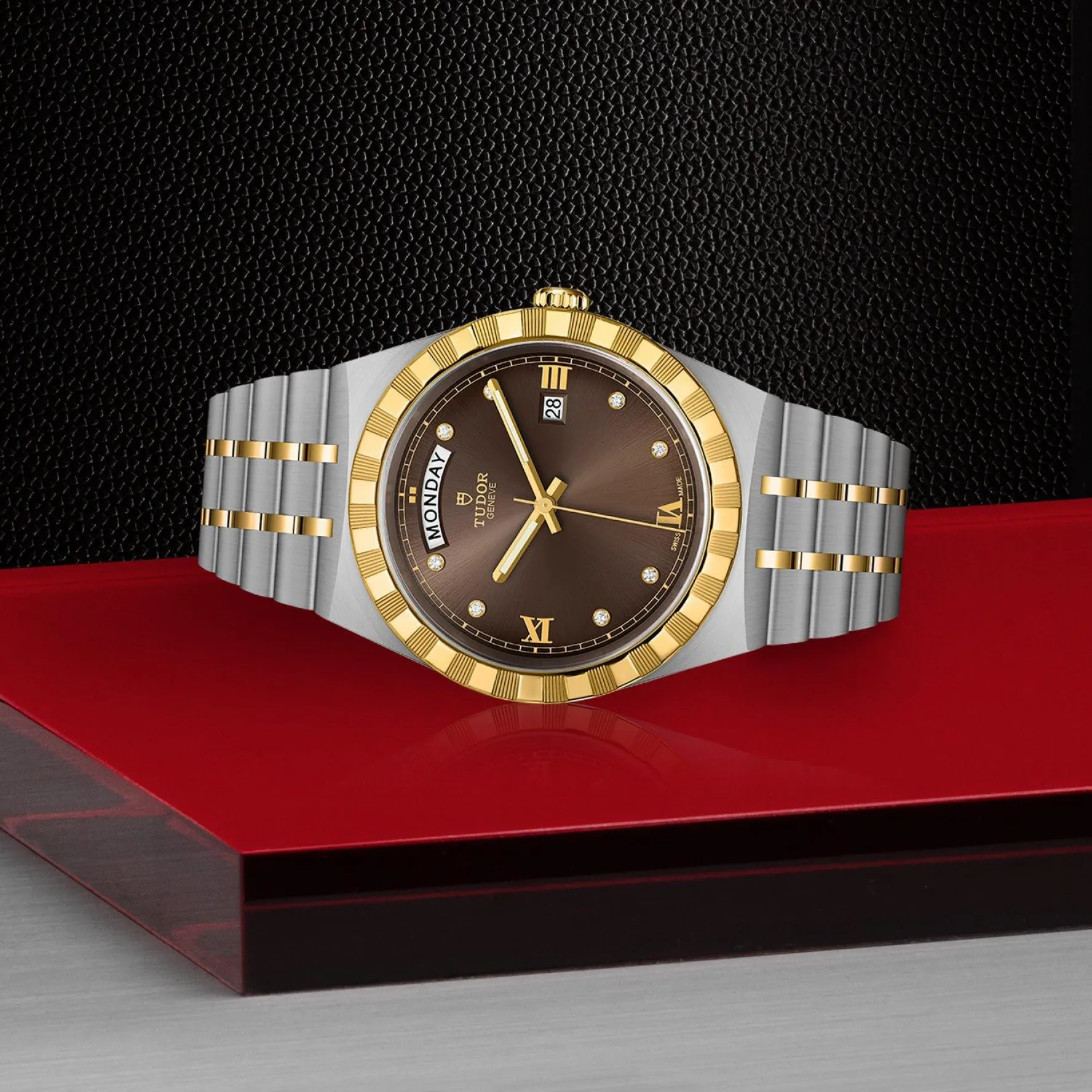 TUDOR Royal 41mm Stainless Steel and Yellow Gold Diamond Automatic Men’s Watch