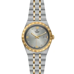 TUDOR Royal 38mm Stainless Steel and Yellow Gold Diamond Automatic Watch