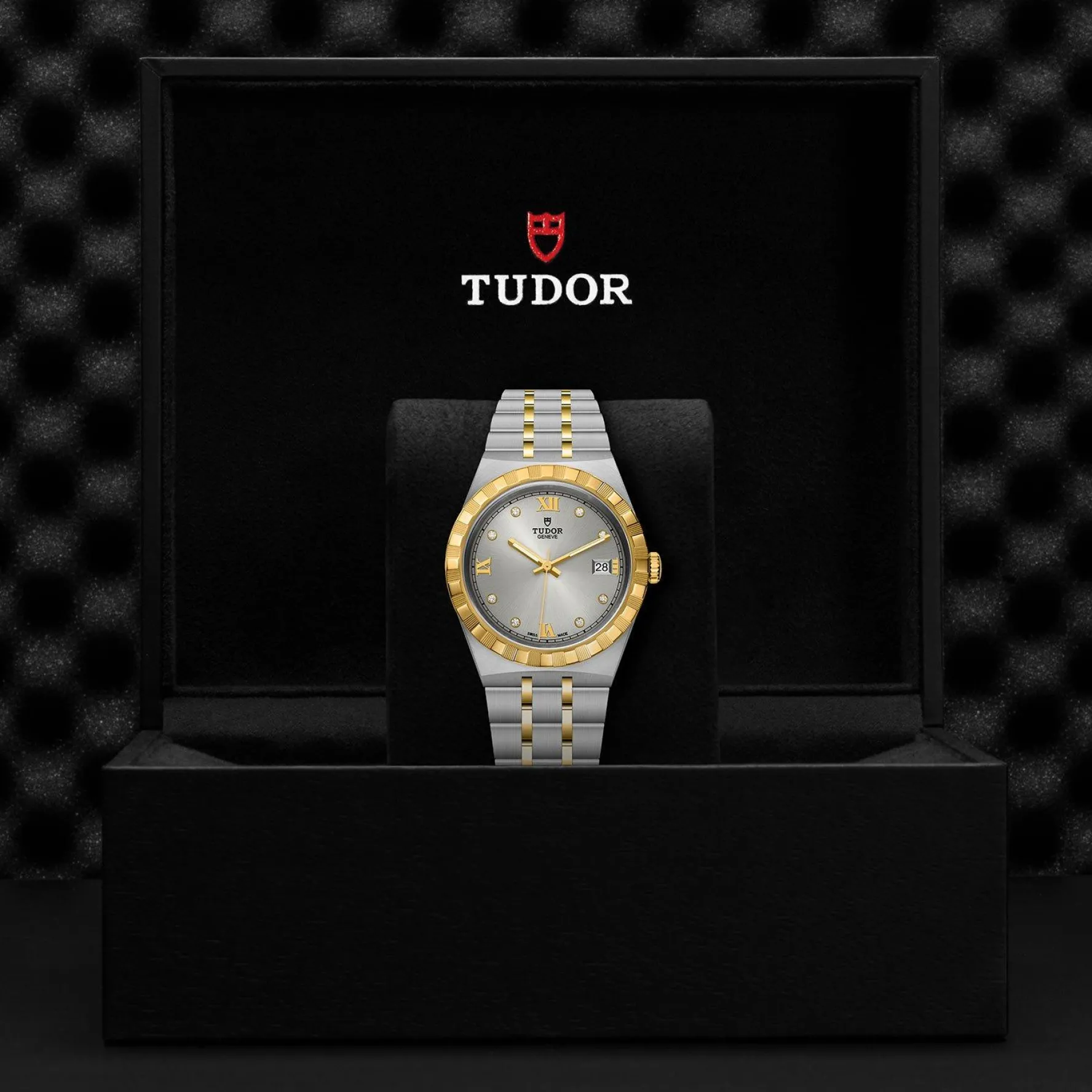 TUDOR Royal 38mm Stainless Steel and Yellow Gold Diamond Automatic Watch