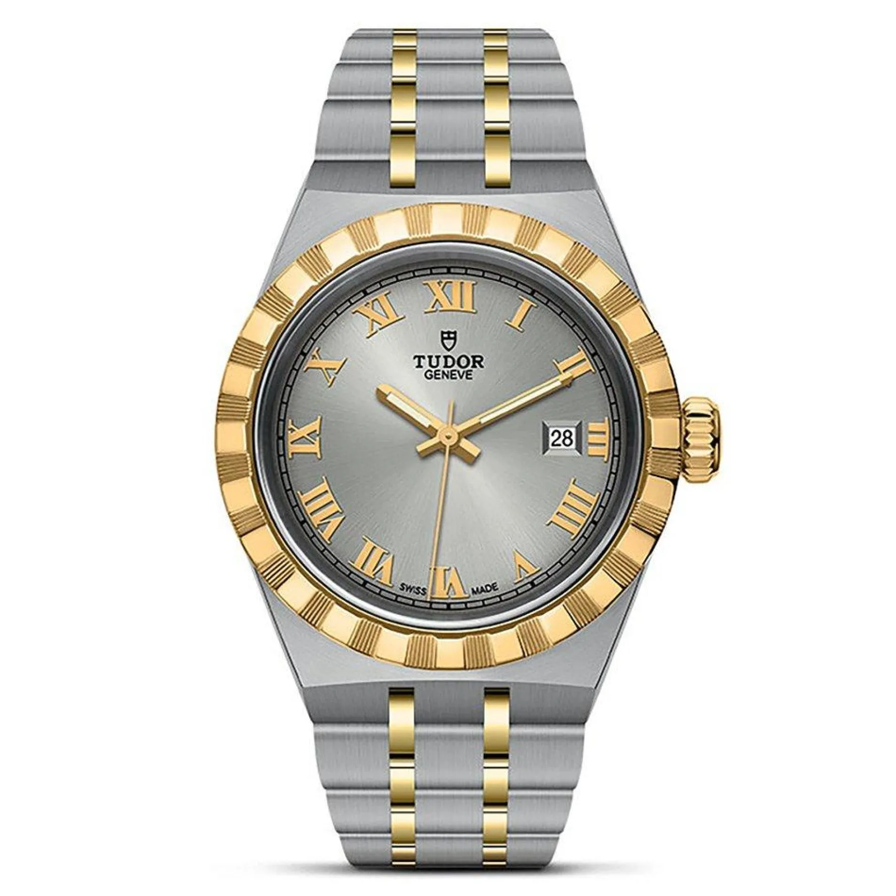 TUDOR Royal 28mm Stainless Steel and Yellow Gold Automatic Ladies Watch