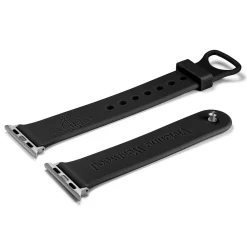 Vivienne Westwood Black Silicone Apple Watch Strap