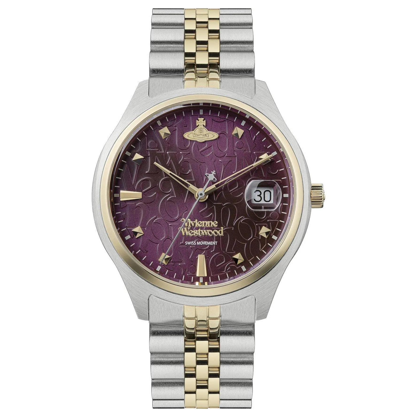 Vivienne Westwood Camberwell 37mm Stainless Steel and Yellow Gold Plated Ladies Watch