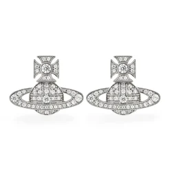 Vivienne Westwood Carmela Crystal Stud Earrings