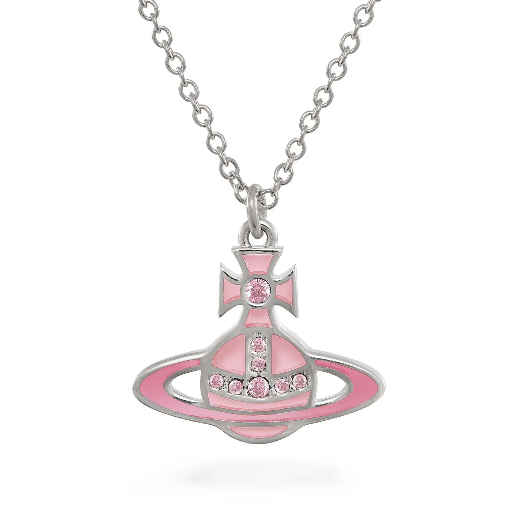 Vivienne Westwood Concetta Silver Crystal Pendant