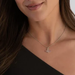 Vivienne Westwood Concetta Silver Crystal Pendant