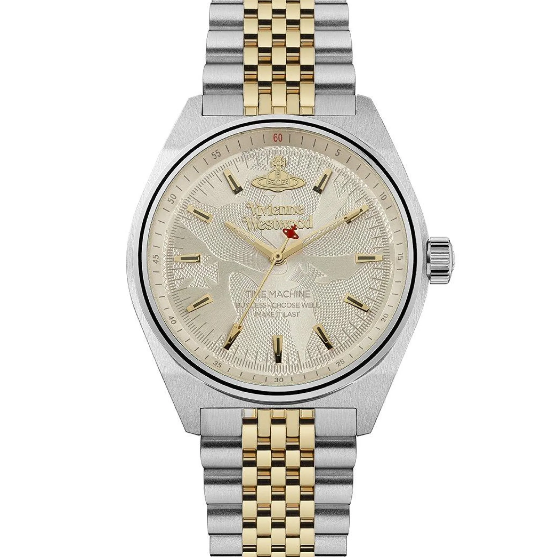 Vivienne Westwood Lady Sydenham 40mm Stainless Steel and Yellow Gold Tone Ladies Watch