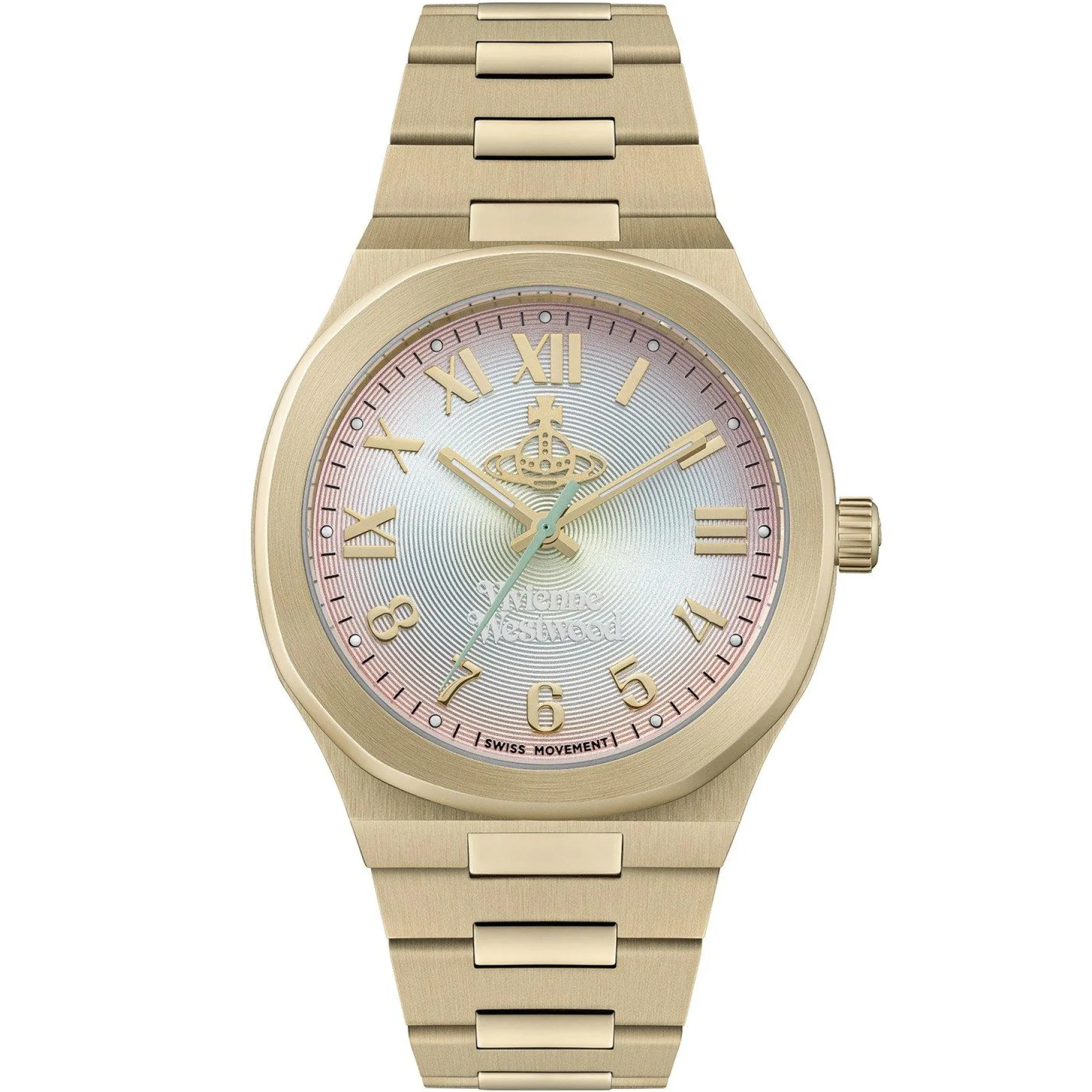 Vivienne Westwood Merton 38mm Yellow Gold Tone Ladies Watch
